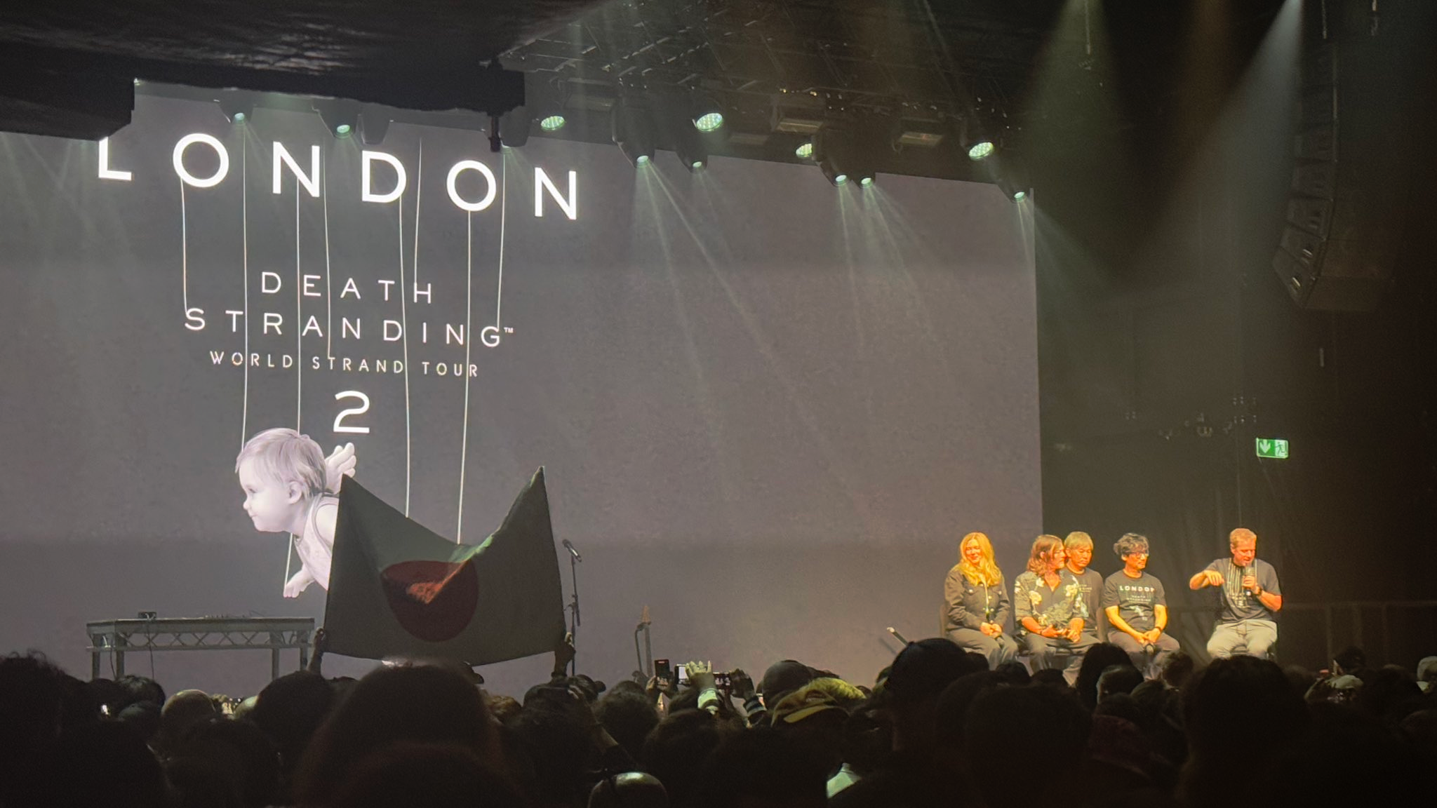 Hideo Kojima at the Death Stranding 2 World Strand Tour event in London